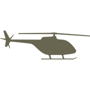 Helicopter Delrin Leather Stamp