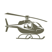 Helicopter Delrin Leather Stamp