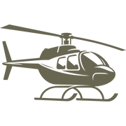 Helicopter Delrin Leather Stamp