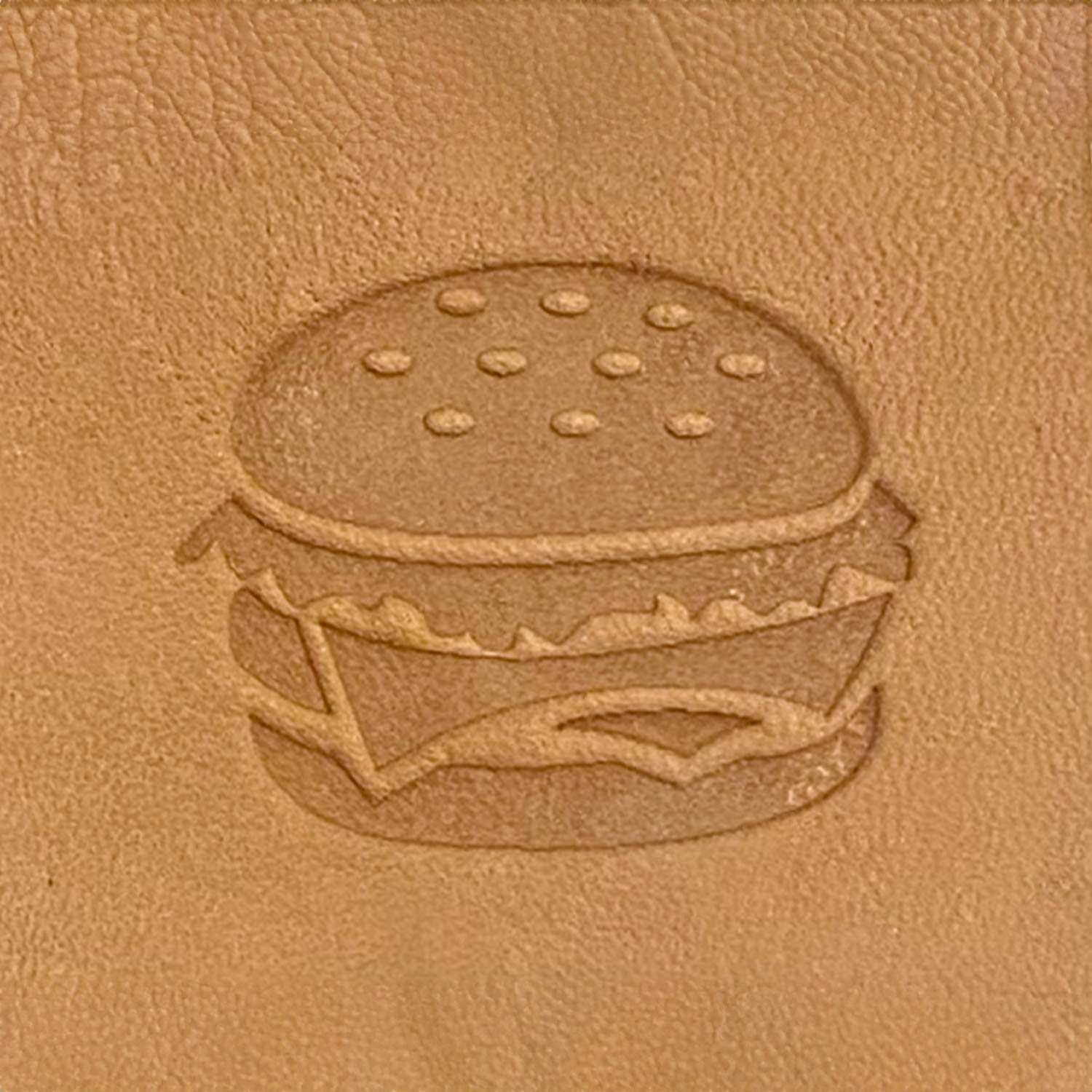 Hamburger Delrin Leather Stamp