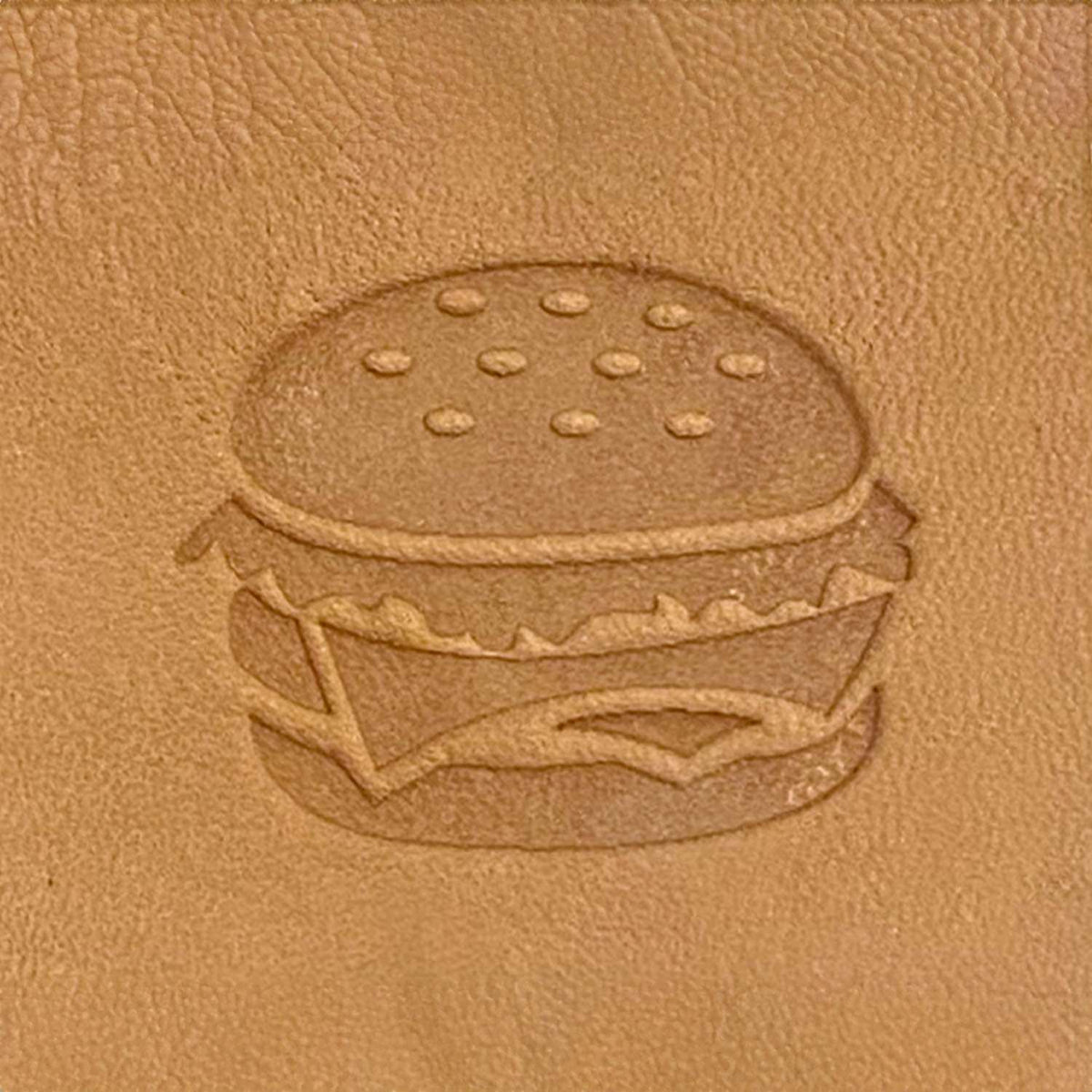 Hamburger Delrin Leather Stamp