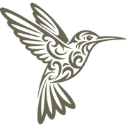 Hummingbird Delrin Leather Stamp