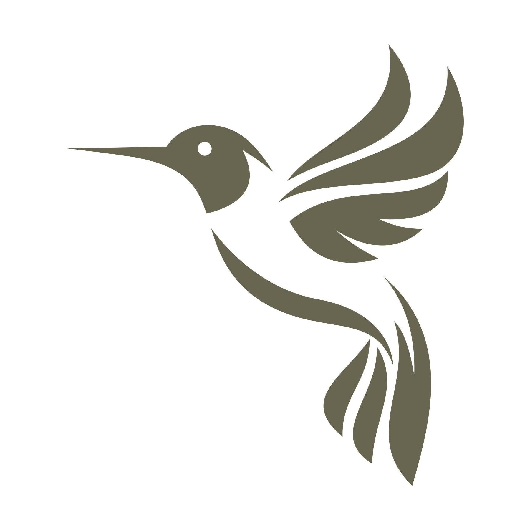 Hummingbird Delrin Leather Stamp