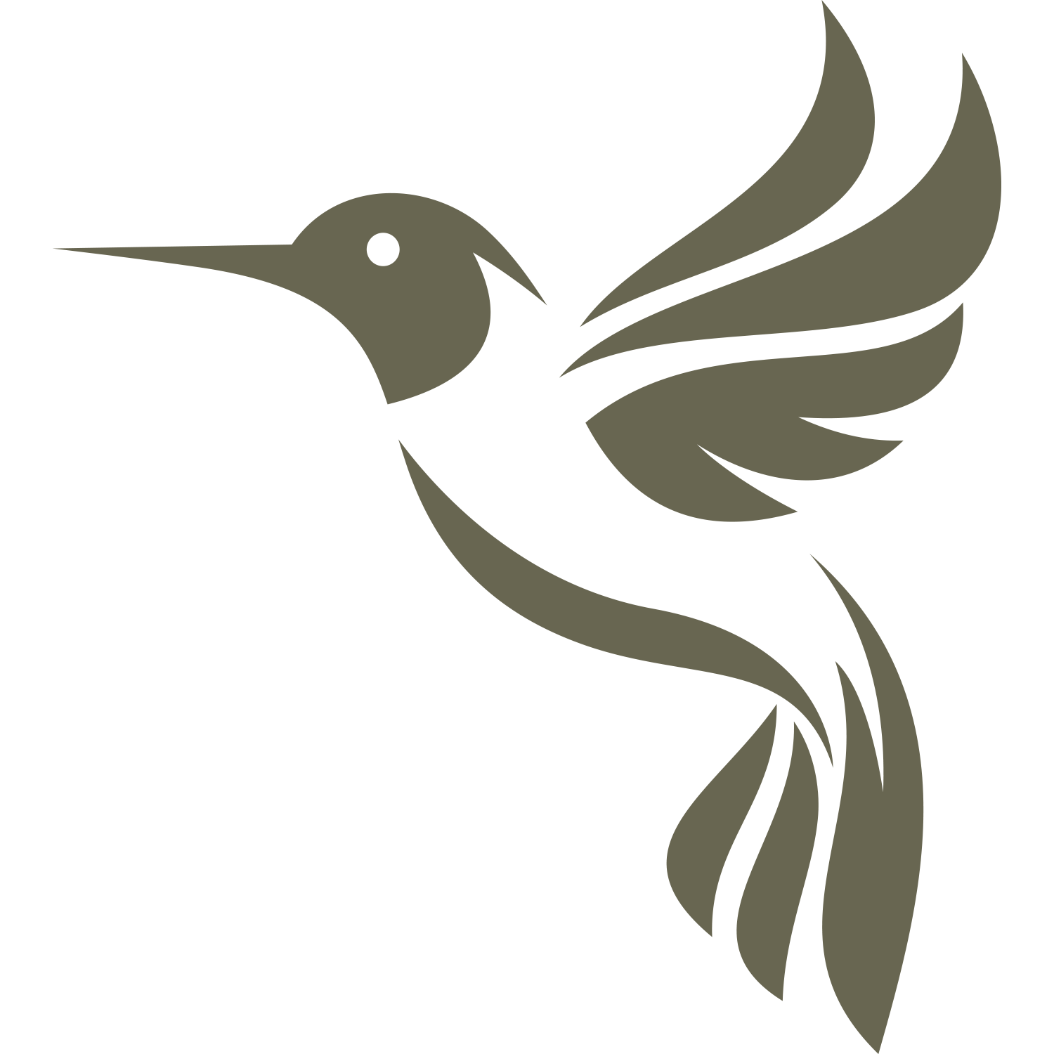 Hummingbird Delrin Leather Stamp