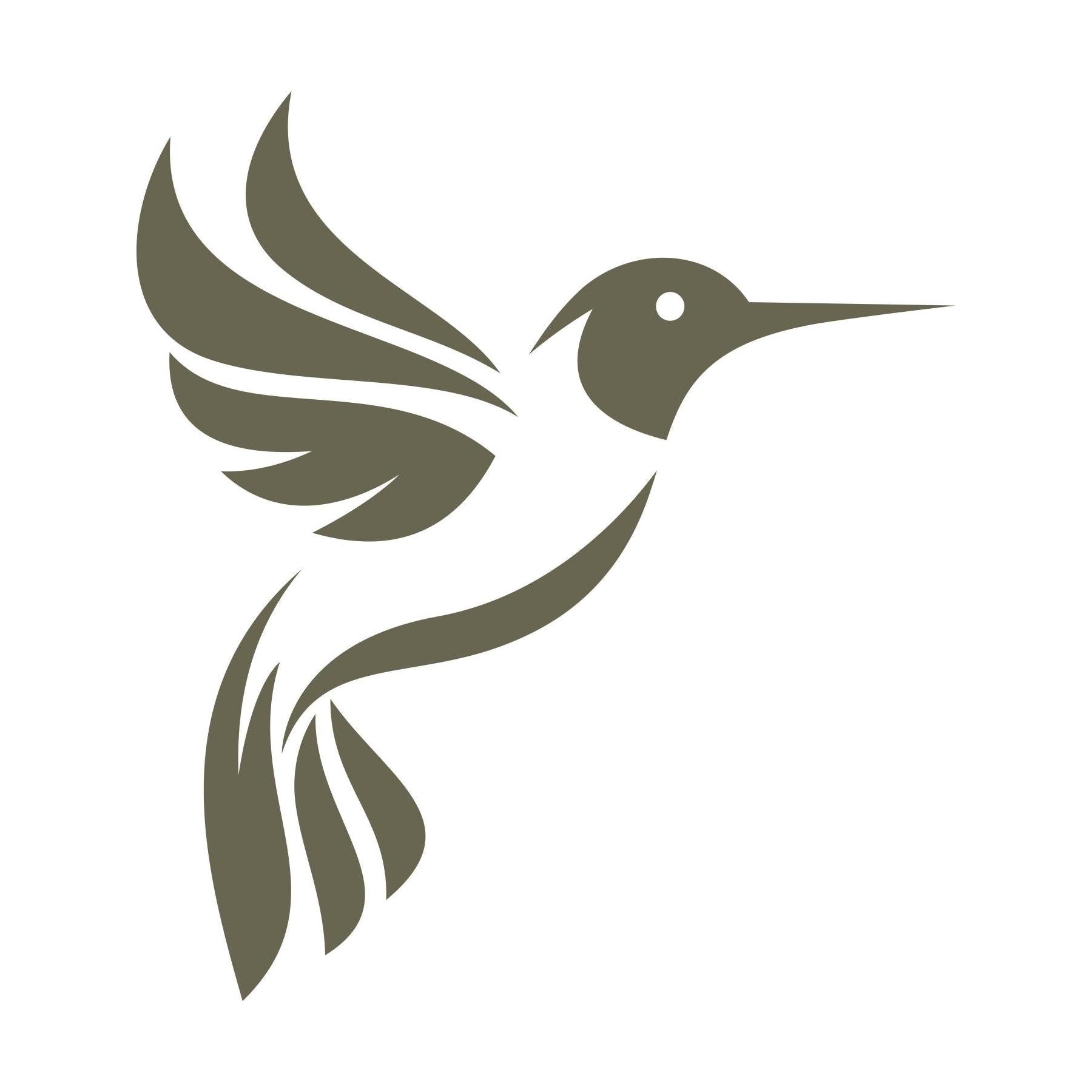 Hummingbird Delrin Leather Stamp