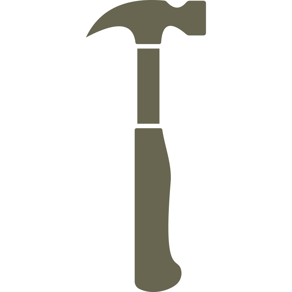 Hammer Delrin Leather Stamp
