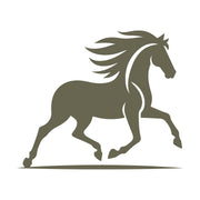 Running Horse Delrin Leather Stamp