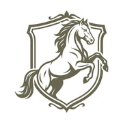 Horse in Shield Delrin Leather Stamp