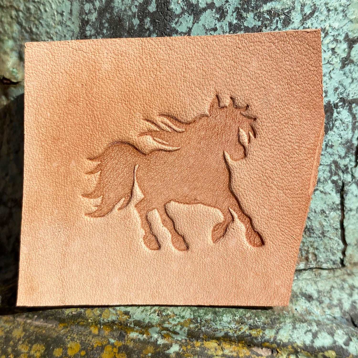 Horse Delrin Leather Stamp