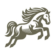 Wild Horse Delrin Leather Stamp