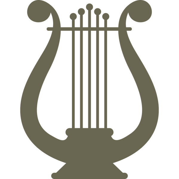 vistlip 智 the LYRE Scent of Arquila SIGN Wooden Lyre Symbol Piece by Greek Creations