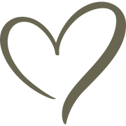 Calligraphic Heart Delrin Leather Stamp
