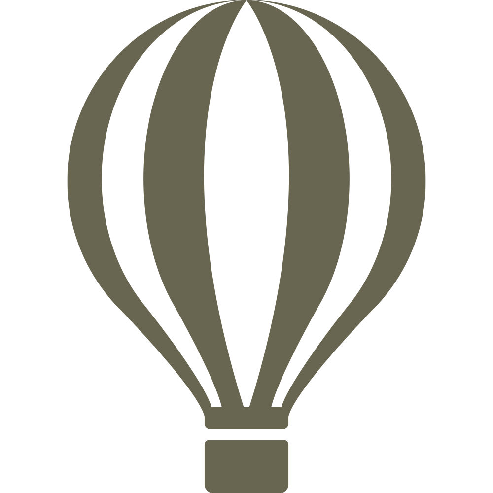 Hot Air Balloon Delrin Leather Stamp