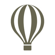 Hot Air Balloon Delrin Leather Stamp