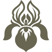 Iris Flower Delrin Leather Stamp