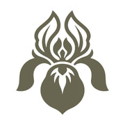 Iris Flower Delrin Leather Stamp