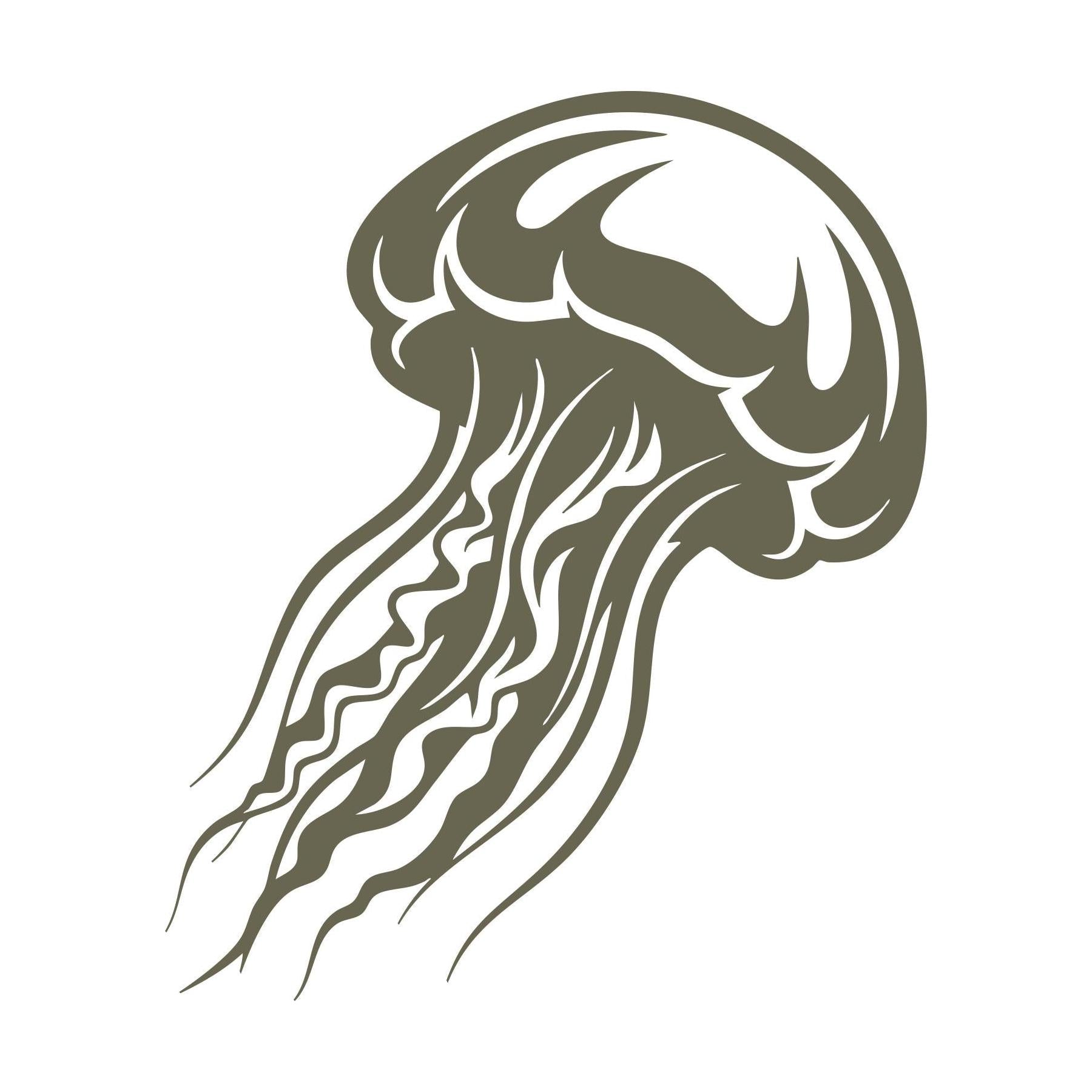 Jellyfish Delrin Leather Stamp