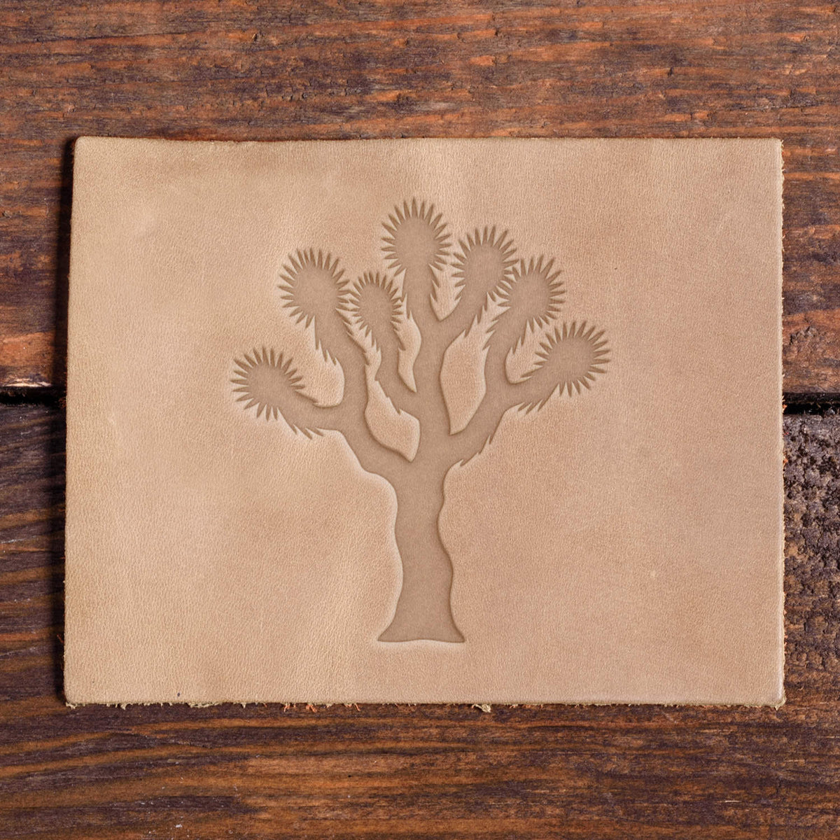 Joshua Tree Delrin Leather Stamp