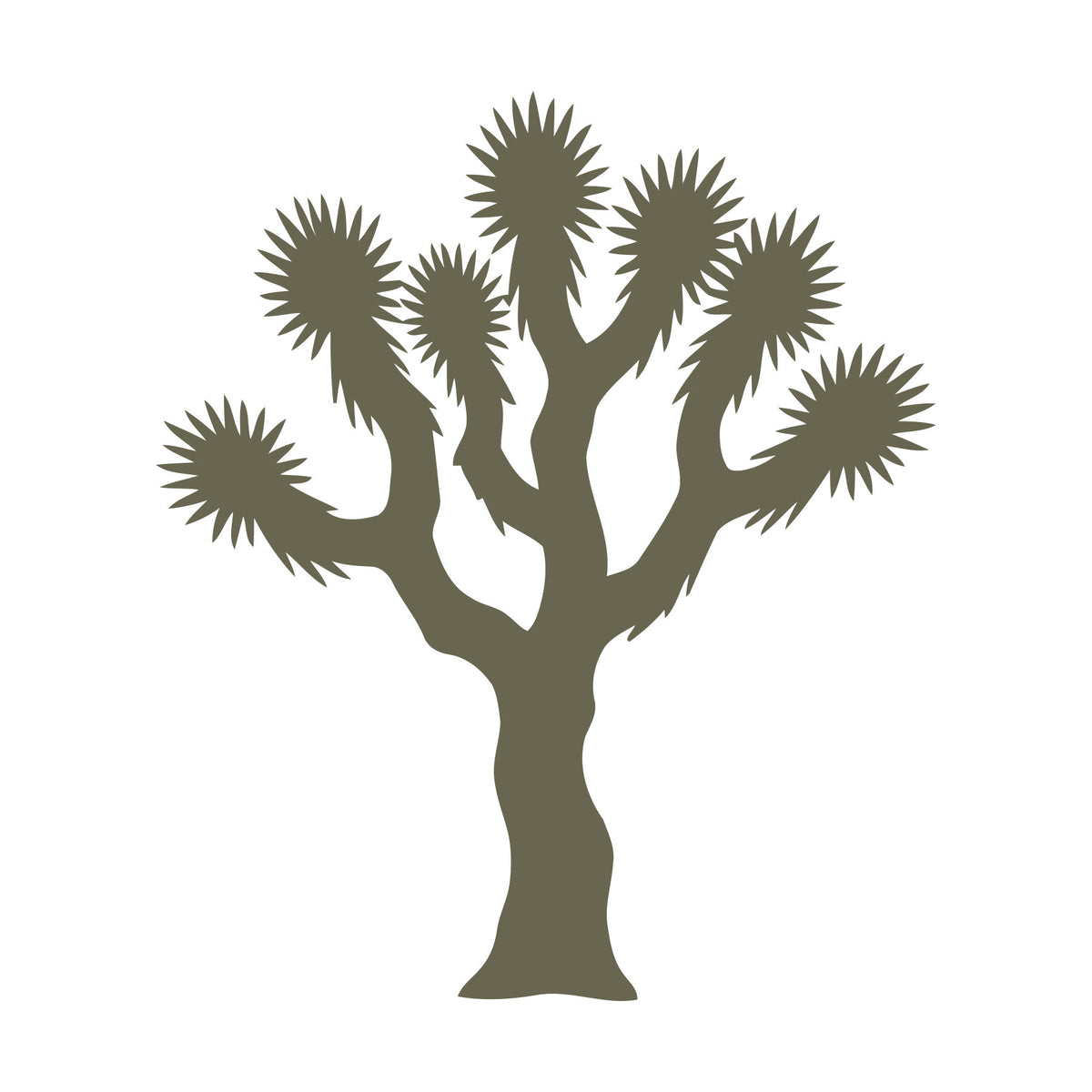 Joshua Tree Delrin Leather Stamp