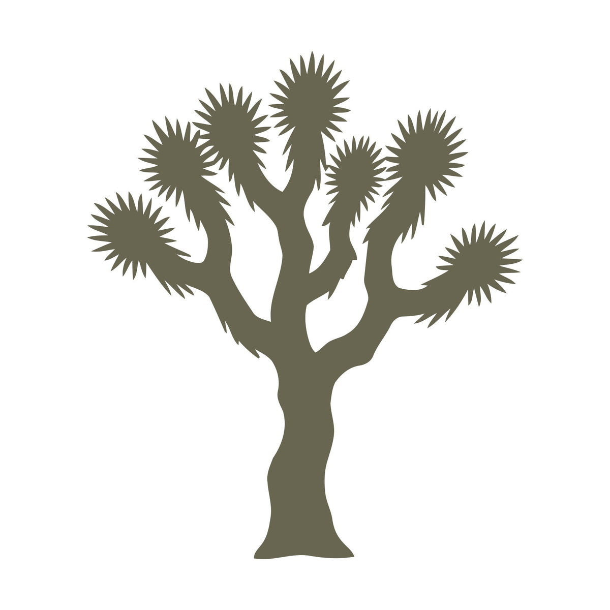 Joshua Tree Delrin Leather Stamp