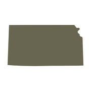 Kansas State Shape Delrin Leather Stamp