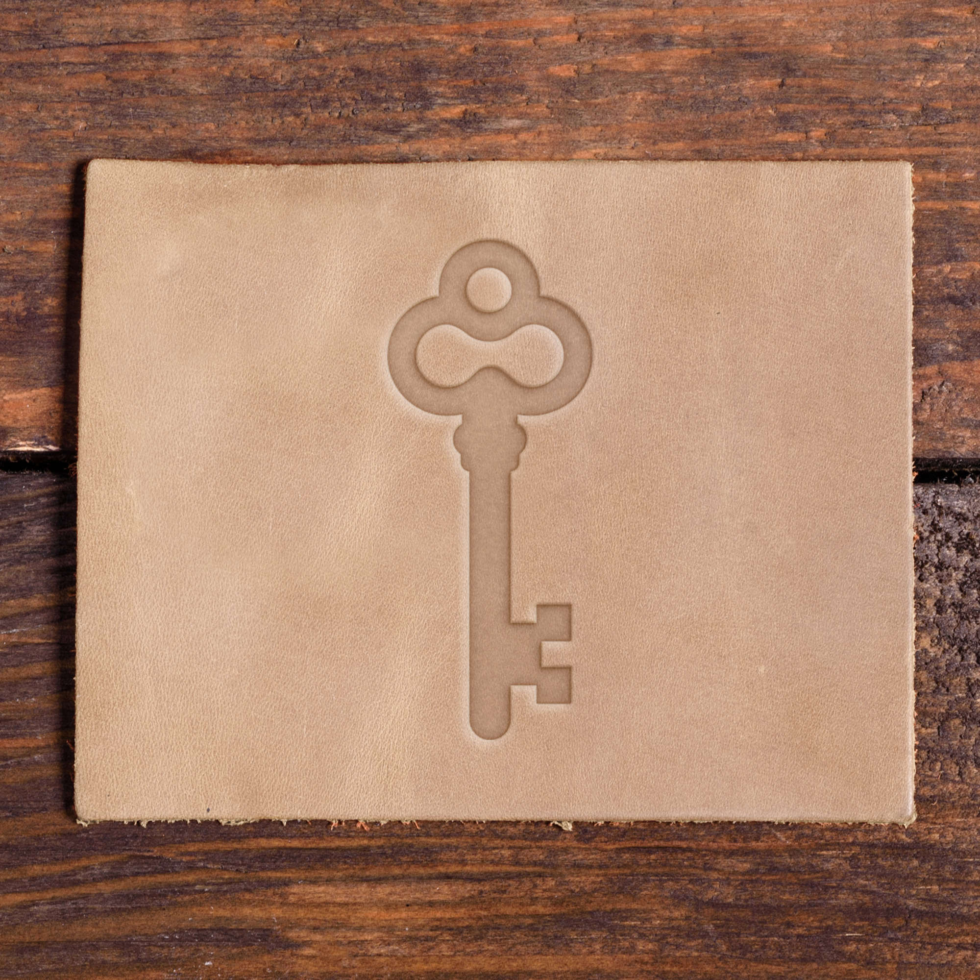 Skeleton Key Delrin Leather Stamp