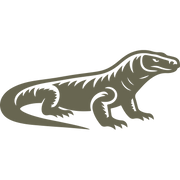 Komodo Dragon Delrin Leather Stamp