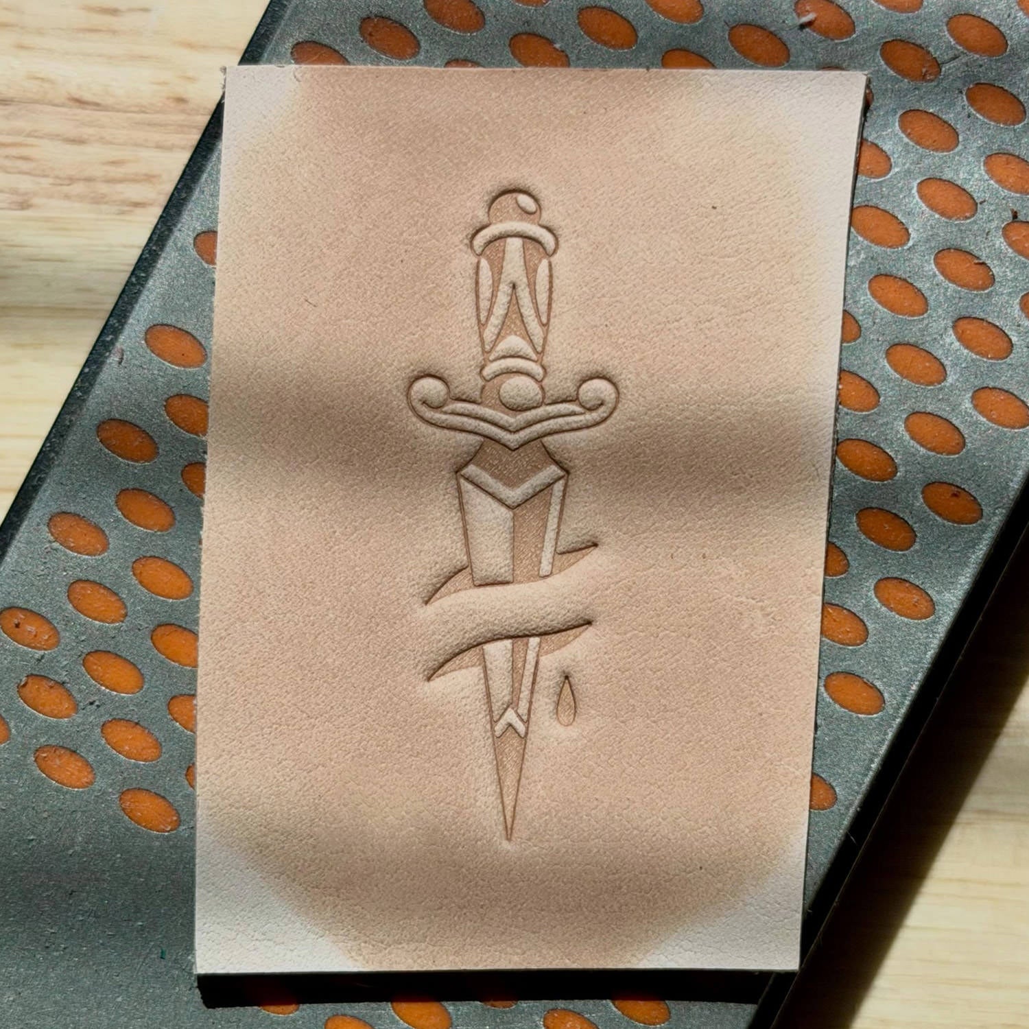 Knife Leather Stamp