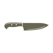 Kitchen Knife Delrin Leather Stamp