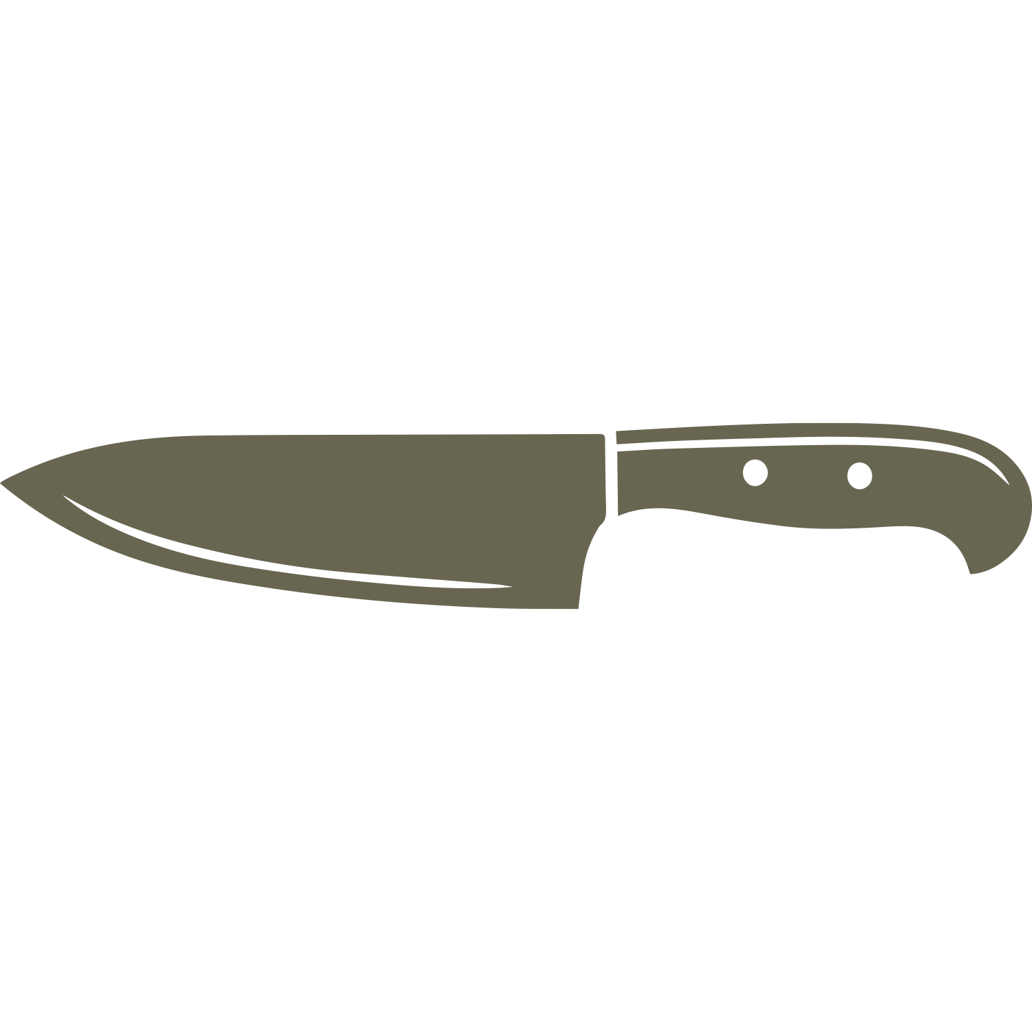 Kitchen Knife Delrin Leather Stamp