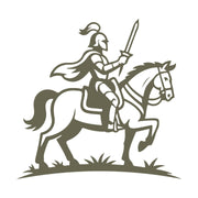 Knight Riding Horse Delrin Leather Stamp
