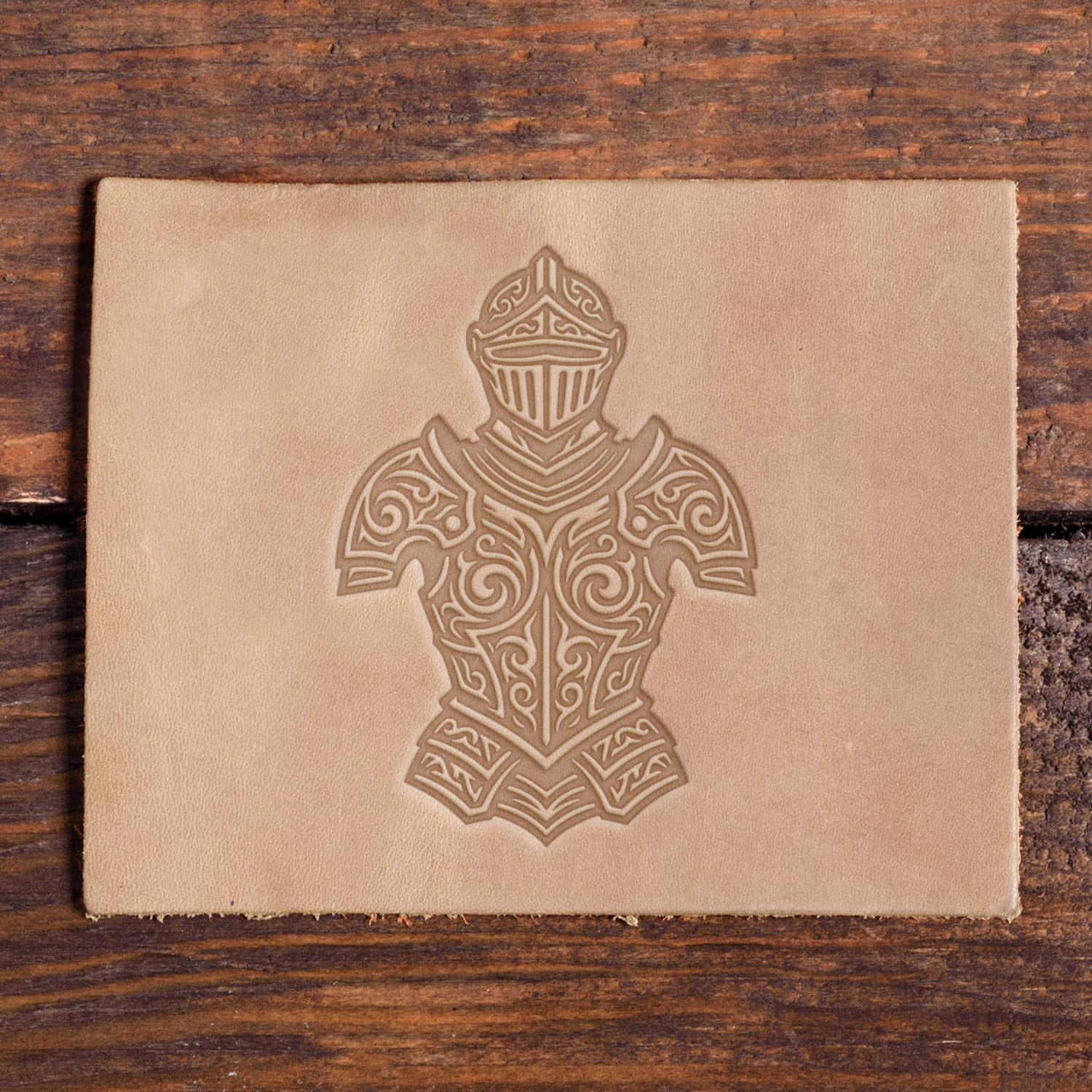 Medieval Knight Armor Delrin Leather Stamp
