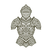 Medieval Knight Armor Delrin Leather Stamp