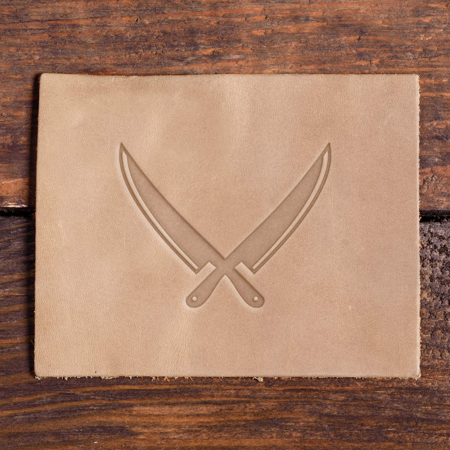 Chef Knives Delrin Leather Stamp
