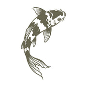 Koi Fish Delrin Leather Stamp