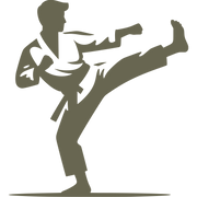 Karate Fighter Delrin Leather Stamp