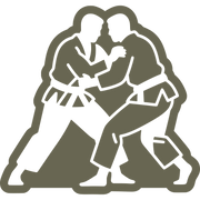Karate Fighters Delrin Leather Stamp