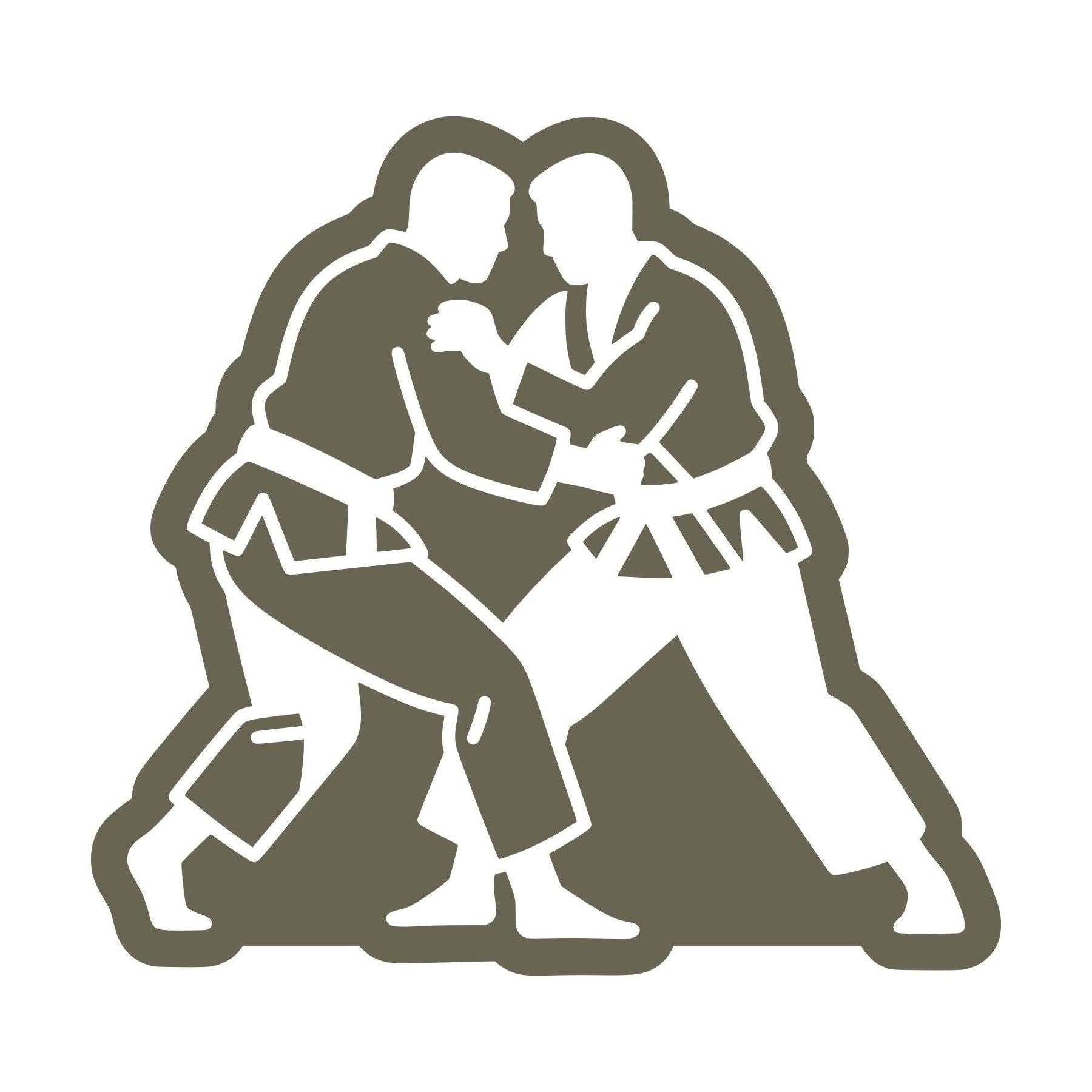 Karate Fighters Delrin Leather Stamp