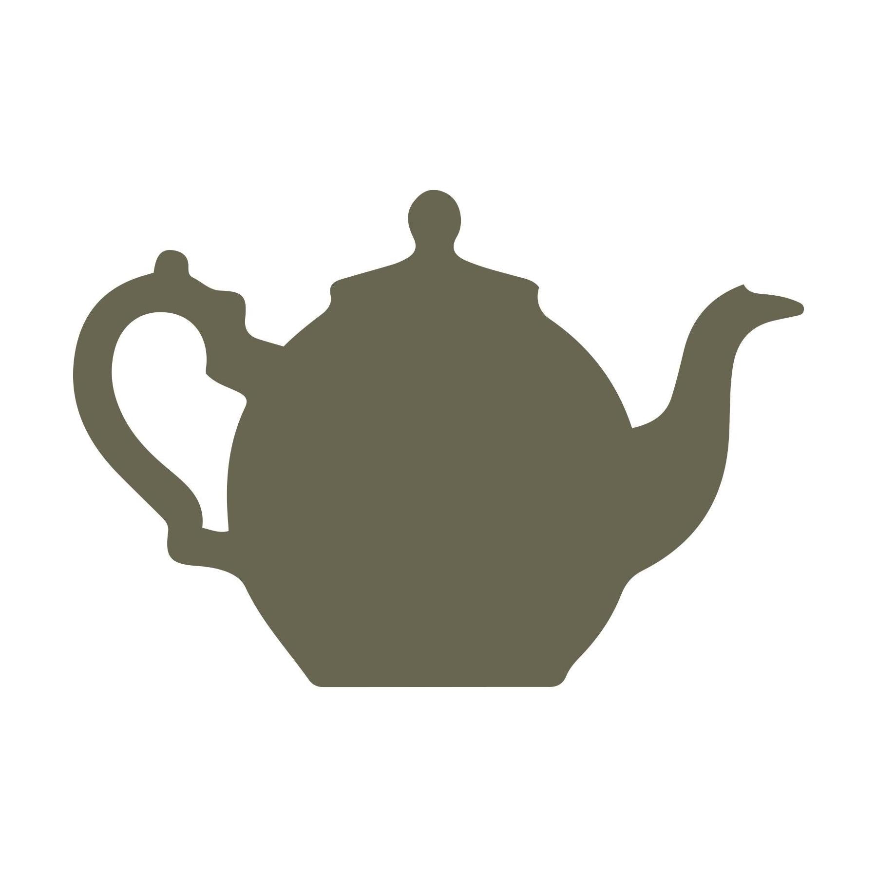 Tea Kettle Delrin Leather Stamp