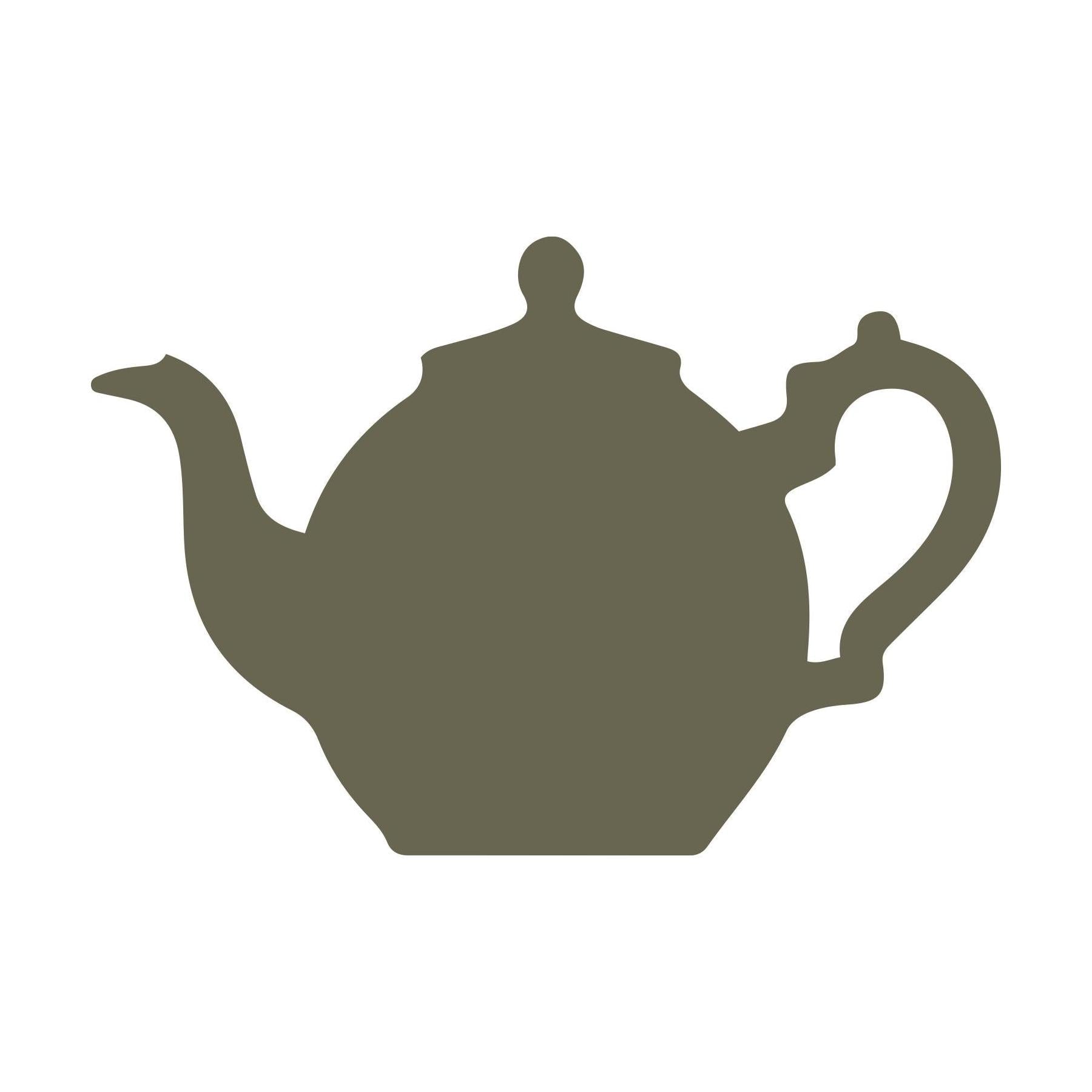 Tea Kettle Delrin Leather Stamp