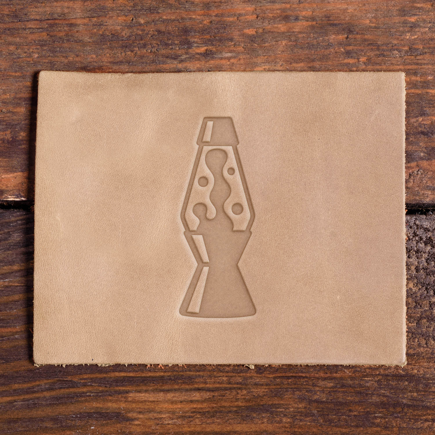 Lava Lamp Delrin Leather Stamp