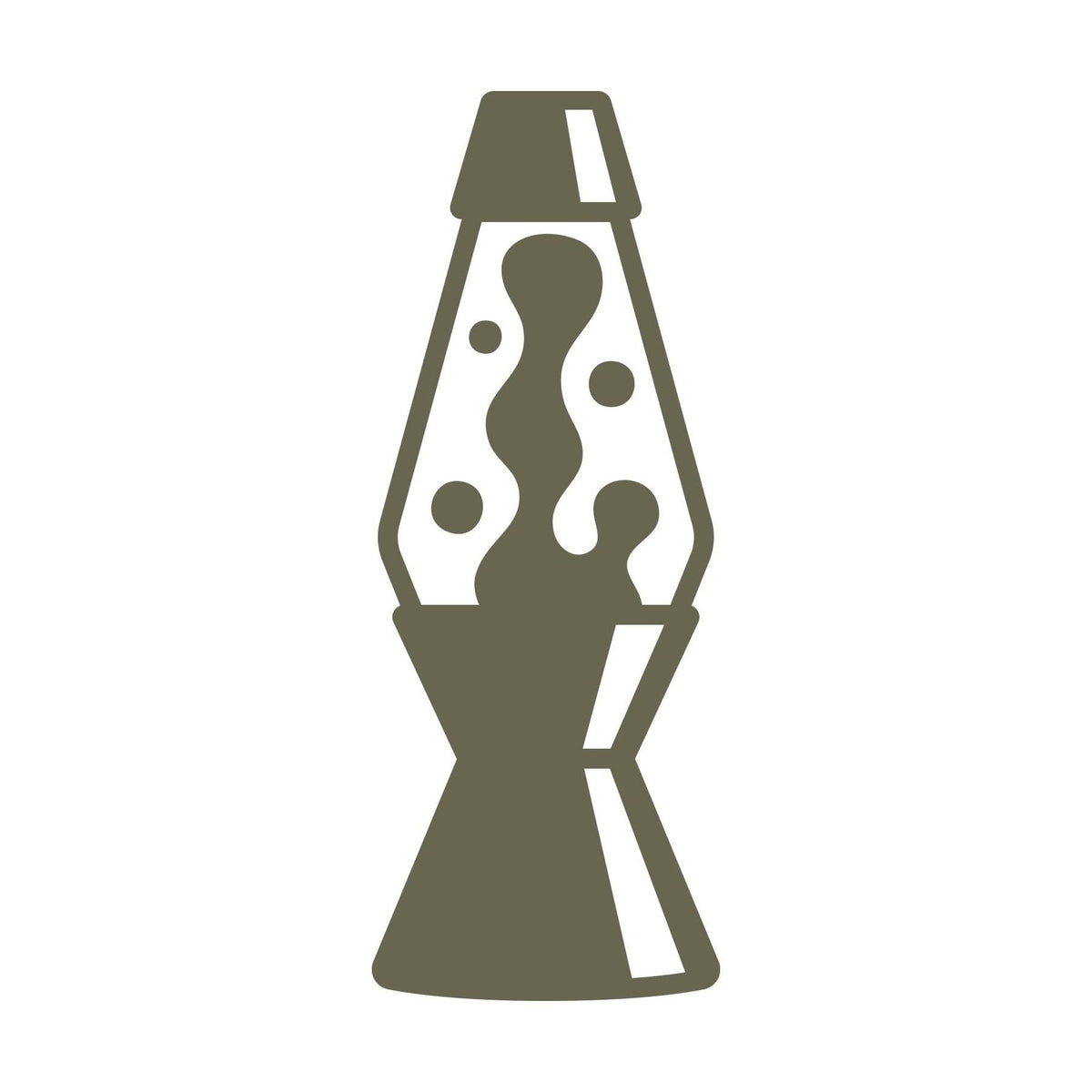 Lava Lamp Delrin Leather Stamp