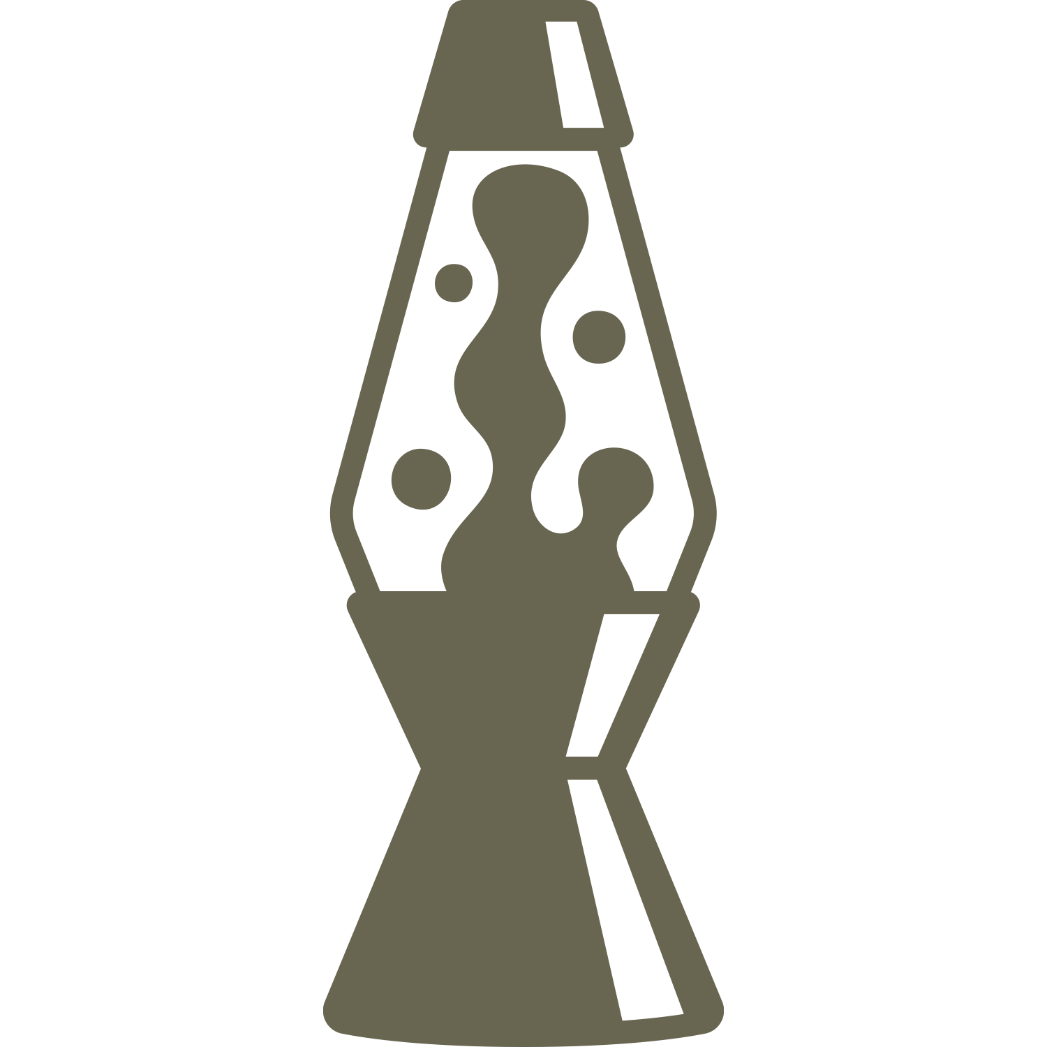 Lava Lamp Delrin Leather Stamp