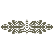 Decorative Leaf Border Delrin Leather Stamp