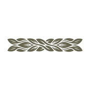 Decorative Leaf Line Delrin Leather Stamp