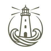 Lighthouse on Water Delrin Leather Stamp