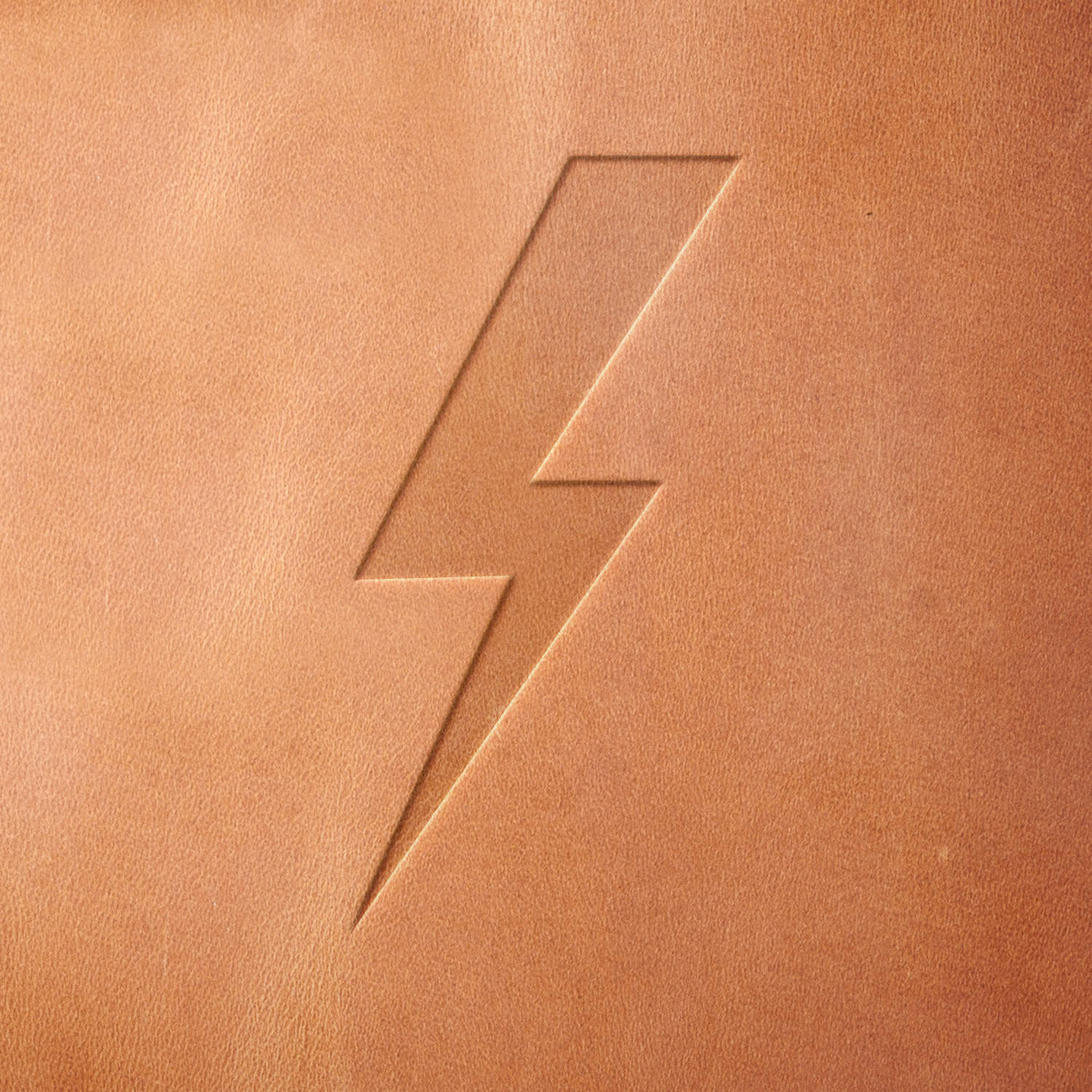 Lightning Bolt Delrin Leather Stamp