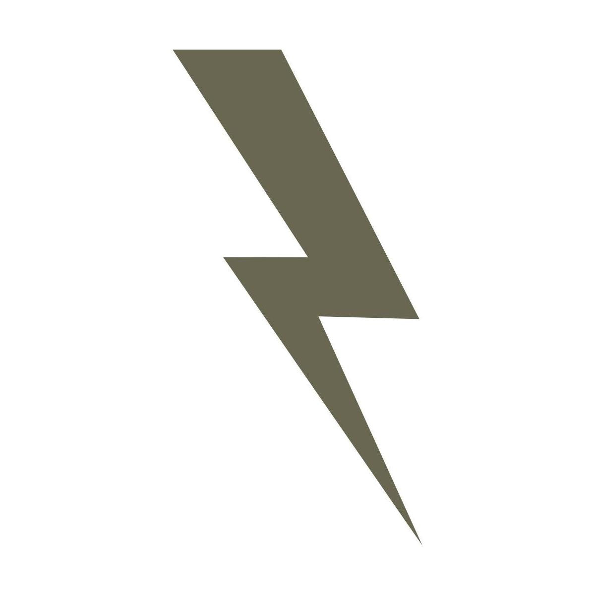 Lightning Bolt Delrin Leather Stamp