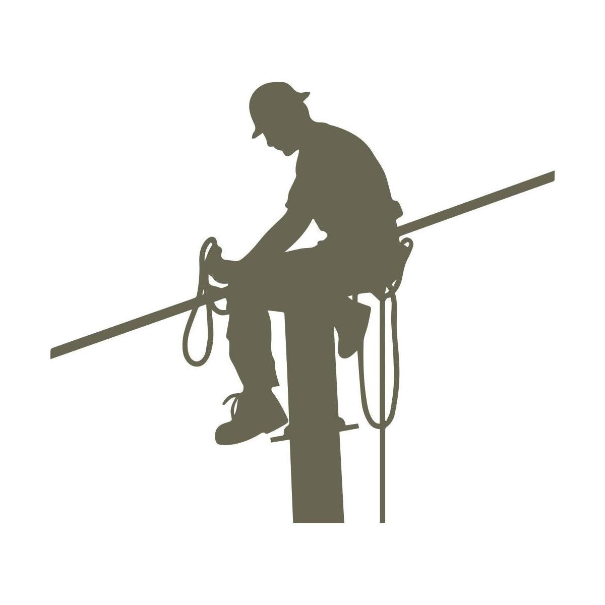 Lineman Delrin Leather Stamp