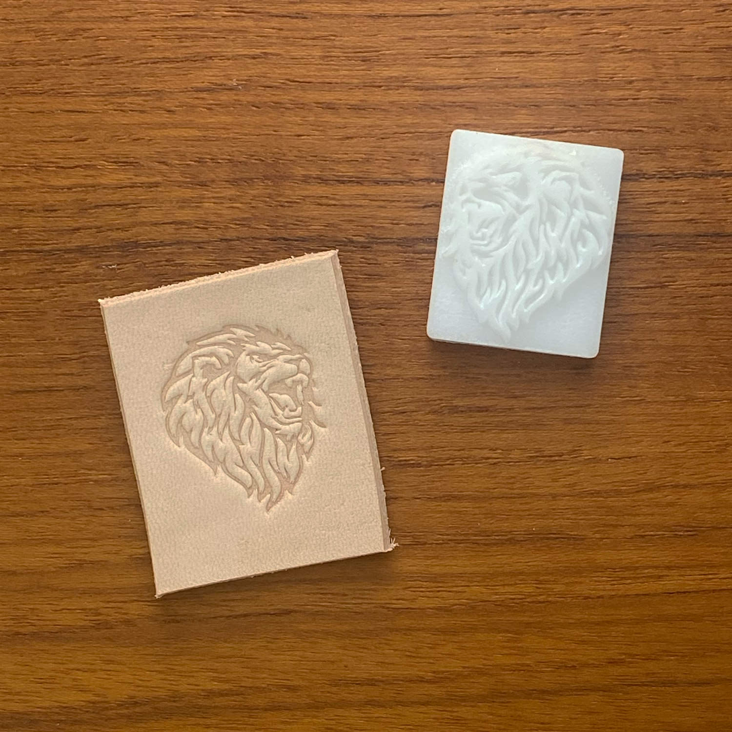 Lion Delrin Leather Stamp